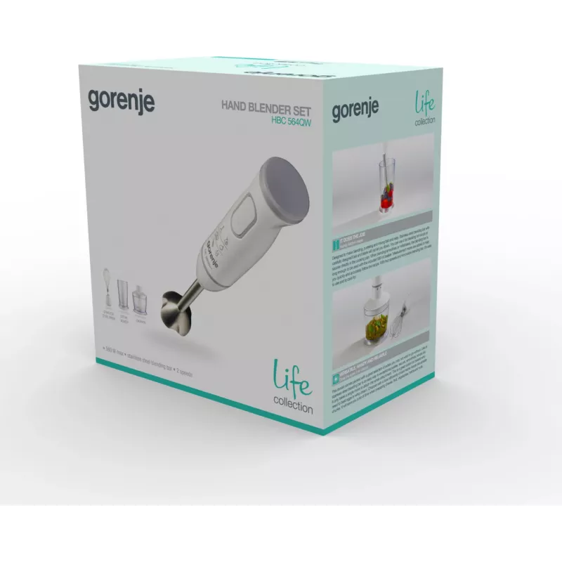 Gorenje HBC564QW panardintuvas 0.5 L 500 W Baltas