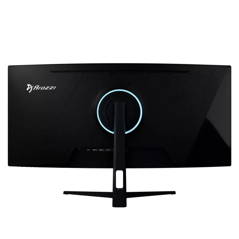 34 colių lenktas monitorius Arozzi Nova – 34 colių (86,4 cm), 3440×1440, 21:9, VA LED, 1 ms, VESA, įmontuoti garsiakalbiai, juodas