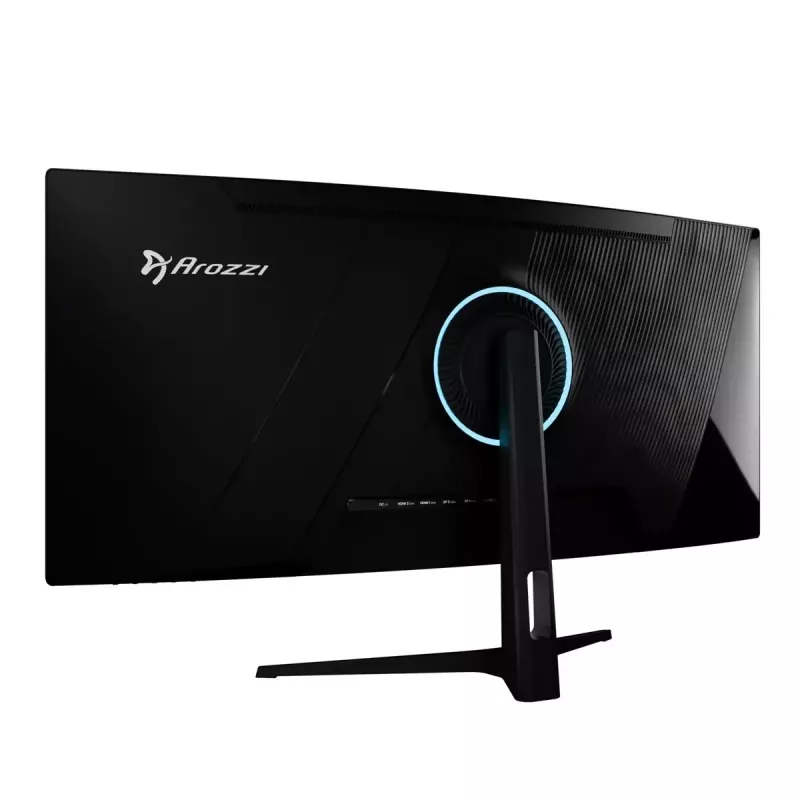 34 colių lenktas monitorius Arozzi Nova – 34 colių (86,4 cm), 3440×1440, 21:9, VA LED, 1 ms, VESA, įmontuoti garsiakalbiai, juodas