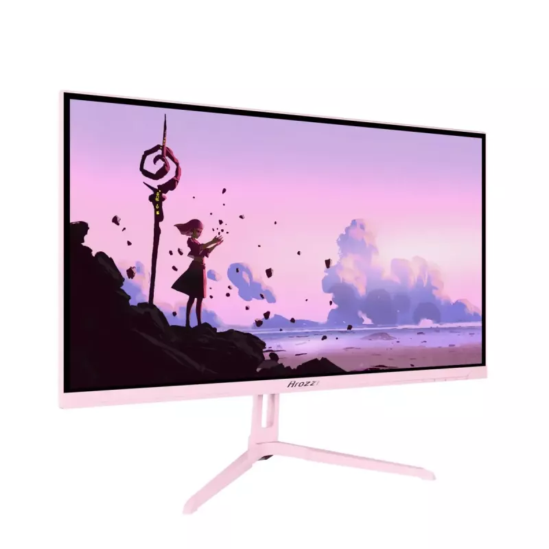 Monitorius Arozzi Nova 24 colių (60,5 cm) Full HD 1920x1080 LED 1 ms 16:9 Rožinis VESA Įmontuoti garsiakalbiai