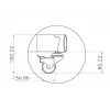 Multibrackets M Public Floorstand Basic 150 mobilus stovas su lentyna ir kameros laikikliu