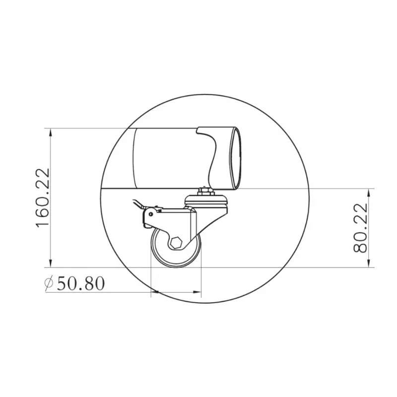 Multibrackets M Public Floorstand Basic 150 mobilus stovas su lentyna ir kameros laikikliu