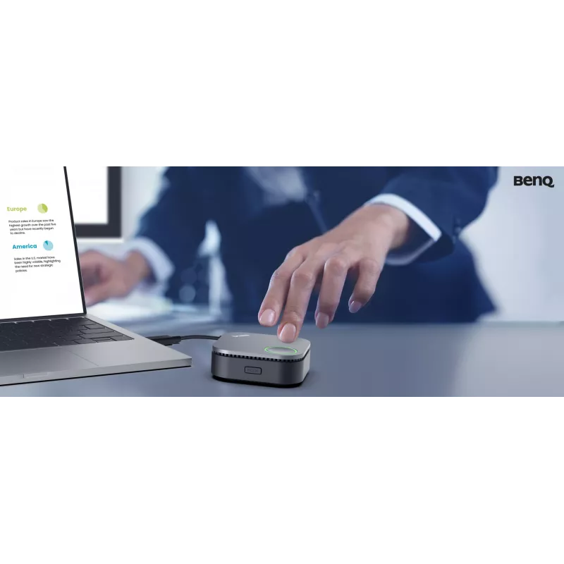 Belaidė pristatymų sistema BenQ InstaShow WDC15 HDMI stalinis juoda