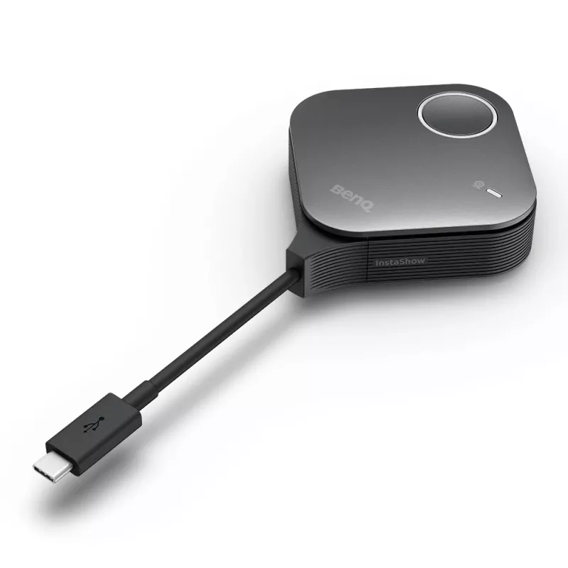 Belaidė prezentacijų sistema BenQ InstaShow VS25 HDMI Desktop, Wi‑Fi 6, iki 2400 Mbps, išorinė antena, juoda
