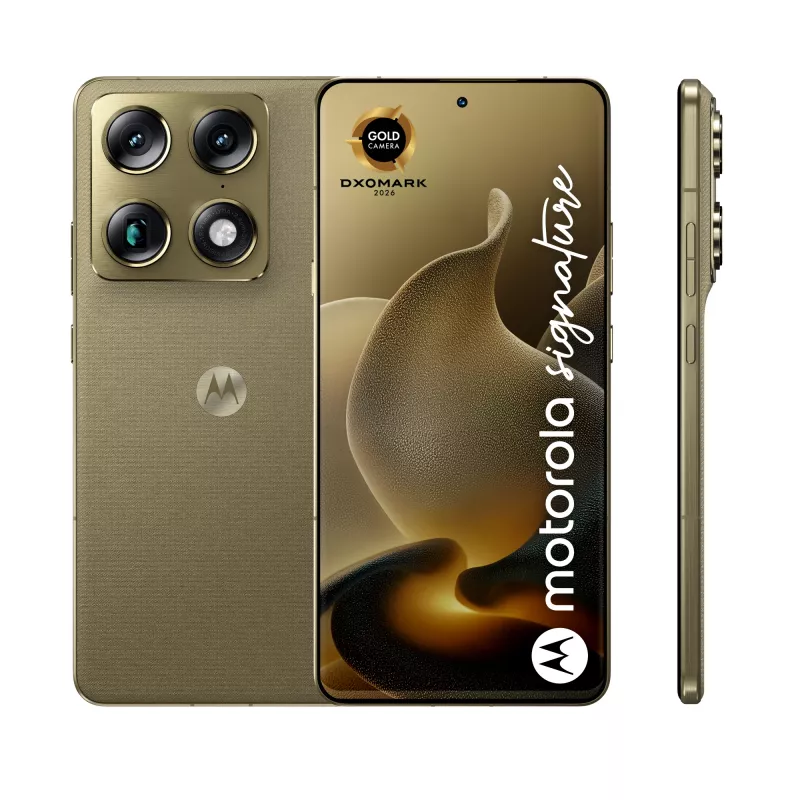 Motorola signature 17,2 cm (6,78 col.) Dual SIM Android 16.0 5G USB Type-C 16 GB 512 GB 5200 mAh Auksinis