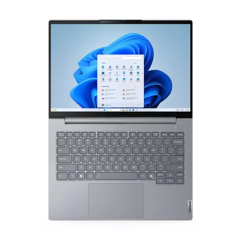 Nešiojamas kompiuteris Lenovo ThinkBook 14 G9 IRL — 14 colių WUXGA IPS, Intel Core 7 240H (10 branduolių), 16 GB DDR5, 512 GB SSD, Arctic Grey, Windows 11 Pro