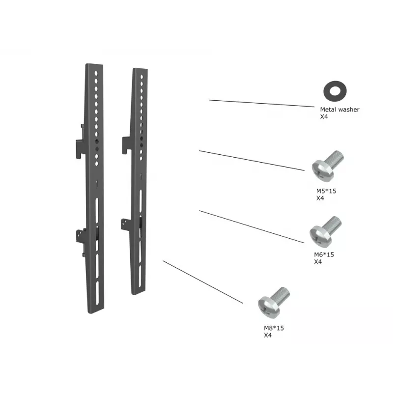 Plokščio ekrano tvirtinimo ranka Multibrackets M Pro Series fiksuotos rankos 400 mm