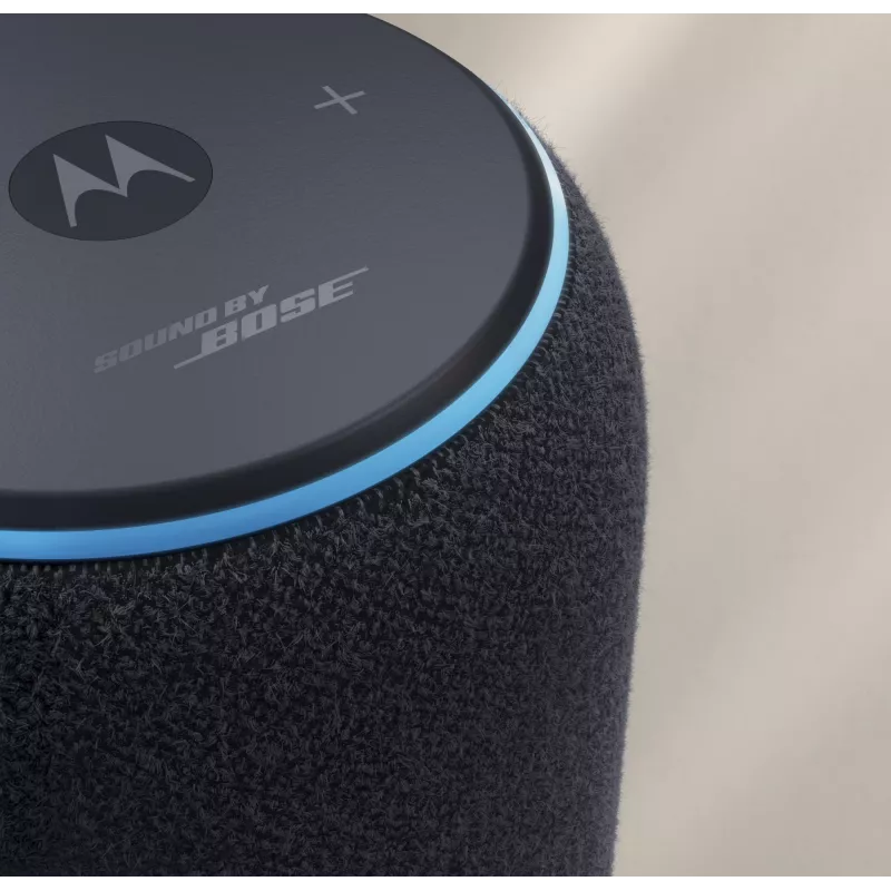 Mono nešiojamas garsiakalbis Motorola moto sound flow Carbon – 30 W RMS, USB-C, belaidis, audinio korpusas