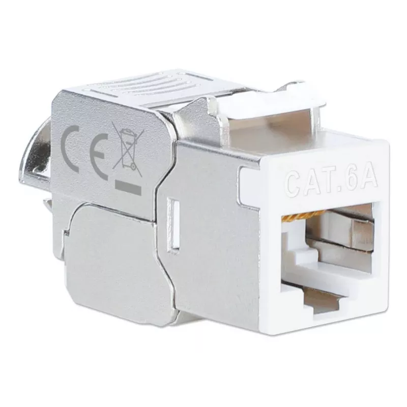 Intellinet 791304 kištukinis modulis Cat6a 10G ekranuotas beįrankis