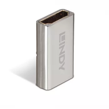 Lindy HDMI 2.1 Movėlis Moteriškas į Moterišką, HDMI 2.1, sidabrinis