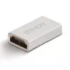 Lindy HDMI 2.1 Movėlis Moteriškas į Moterišką, HDMI 2.1, sidabrinis