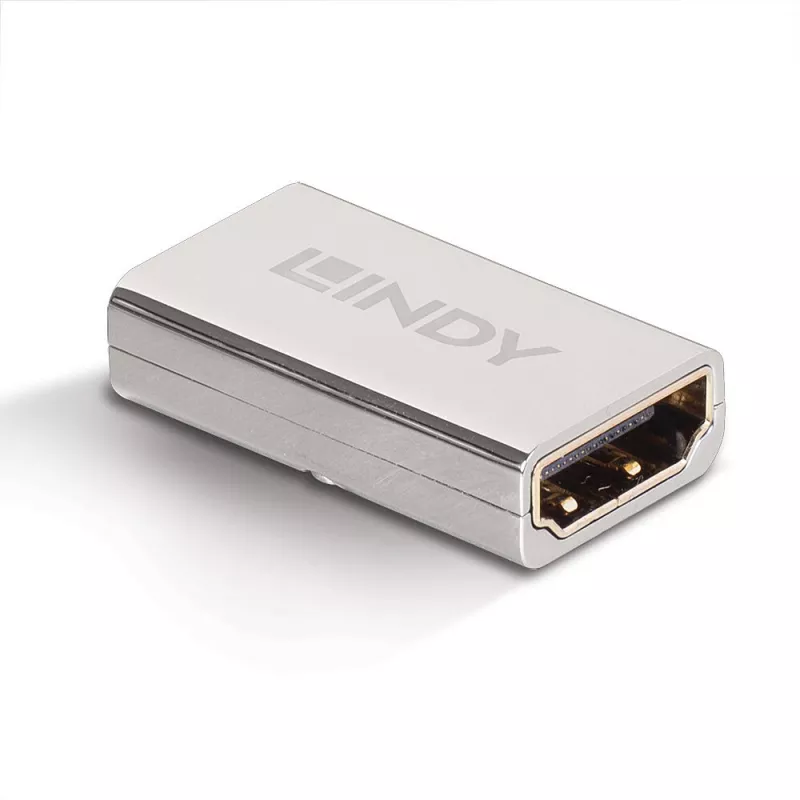 Lindy HDMI 2.1 Movėlis Moteriškas į Moterišką, HDMI 2.1, sidabrinis