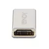 Lindy HDMI 2.1 Movėlis Moteriškas į Moterišką, HDMI 2.1, sidabrinis