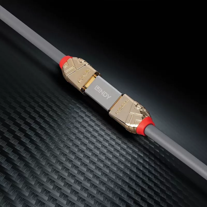 Lindy HDMI 2.1 Movėlis Moteriškas į Moterišką, HDMI 2.1, sidabrinis