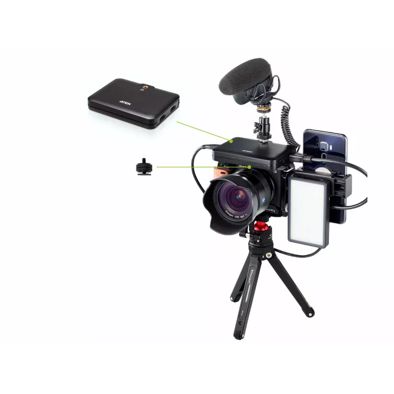 ATEN CAMLIVE™+ HDMI į USB-C UVC vaizdo fiksavimo įrenginys su PD3.0 galios perdavimu