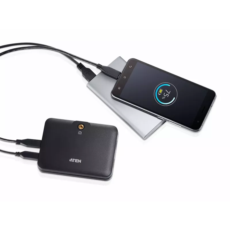 ATEN CAMLIVE™+ HDMI į USB-C UVC vaizdo fiksavimo įrenginys su PD3.0 galios perdavimu