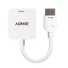 Lindy HDMI 18G į DisplayPort 1.2 keitiklis, 0,095 m, HDMI A tipo (standartinė), DisplayPort, moteriška, vyriška, tiesi