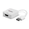 Lindy HDMI 18G į DisplayPort 1.2 keitiklis, 0,095 m, HDMI A tipo (standartinė), DisplayPort, moteriška, vyriška, tiesi