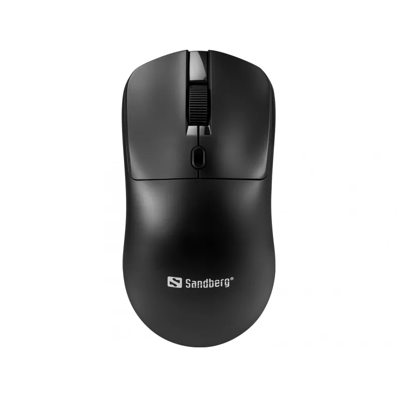 Sandberg Wireless Mouse Saver Black, ambidekstrinė, RF belaidė, 1600 DPI, juoda