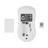 Sandberg Wireless Mouse Saver White, ambidekstrinė, RF belaidė, 1600 DPI, balta