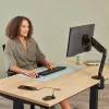 Fellowes 100137177 ilginimo laidas 2 m 1 kištukinis lizdas Juodas