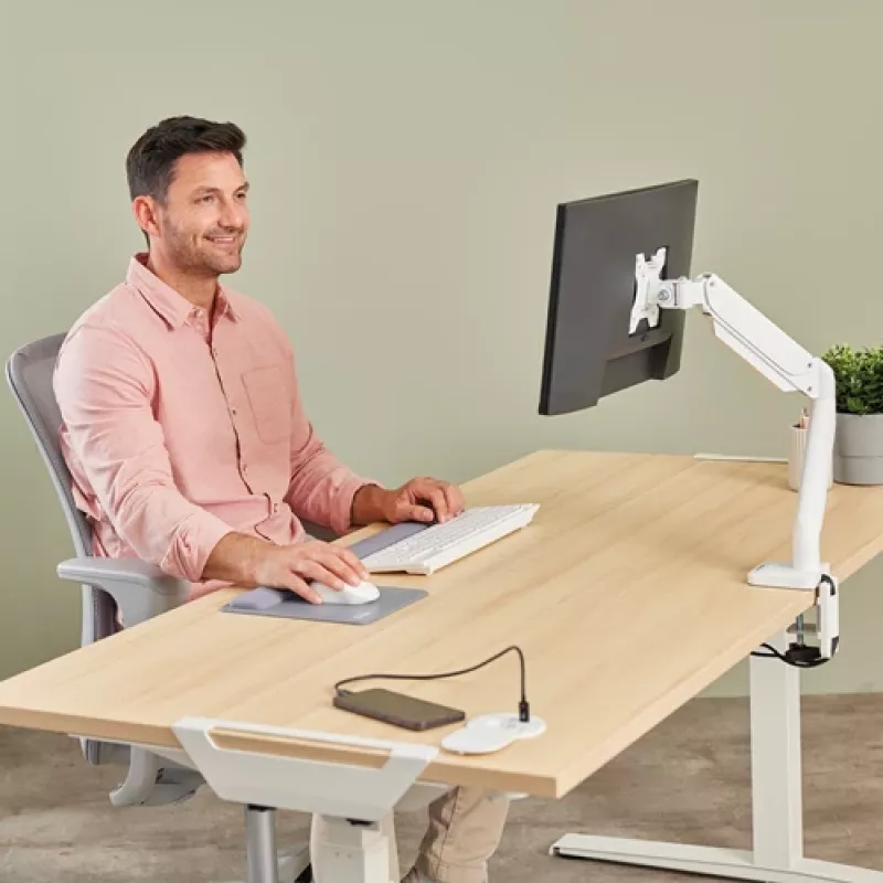 Fellowes 100137178 ilginimo laidas 2 m 1 kištukinis lizdas Baltas