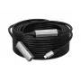 USB-C aktyvus prailginimo kabelis EQUIP 15 m, USB 3.2 Gen 1 (5 Gbps), nikeliuoti kontaktai, juodas