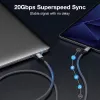 USB-C į USB-C laidas EQUIP 2,0 m — USB 3.2 Gen 2x2, 20 Gbps, PD 240W, 4K/60 Hz, juodas