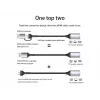 USB į HDMI adapteris EQUIP 133498 (USB-C ir USB-A vyriškas į HDMI, 1080p, aliumininis korpusas, pilka)