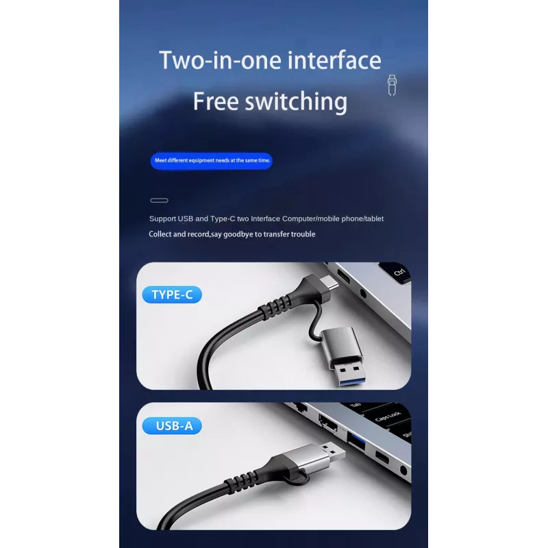 USB į HDMI adapteris EQUIP 133498 (USB-C ir USB-A vyriškas į HDMI, 1080p, aliumininis korpusas, pilka)