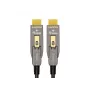 EQUIP HDMI 2.0 aktyvus optinis kabelis 15 m — nuimamas A/D tipas, 4K@60Hz, 18 Gbit/s, auksuoti kontaktai