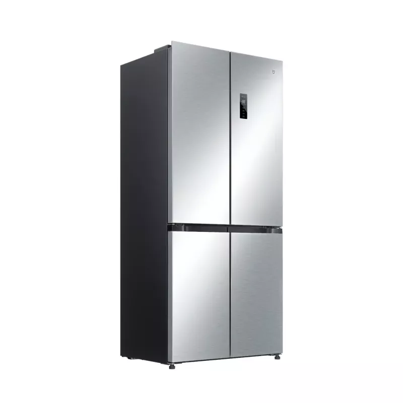 Laisvai pastatomas šaldytuvas šaldiklis Xiaomi Mijia Cross Door 502L – bendras 502 L (šaldytuvas 326 L / šaldiklis 176 L), No Frost, energijos klasė E, aukštis 191,2 cm, 37 dB, šlifuotas sidabras