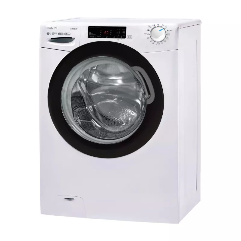 Candy Smart CSS 127TWB5/1-S skalbimo mašina, priekinis pakrovimas, 7 kg, 1200 aps./min., balta