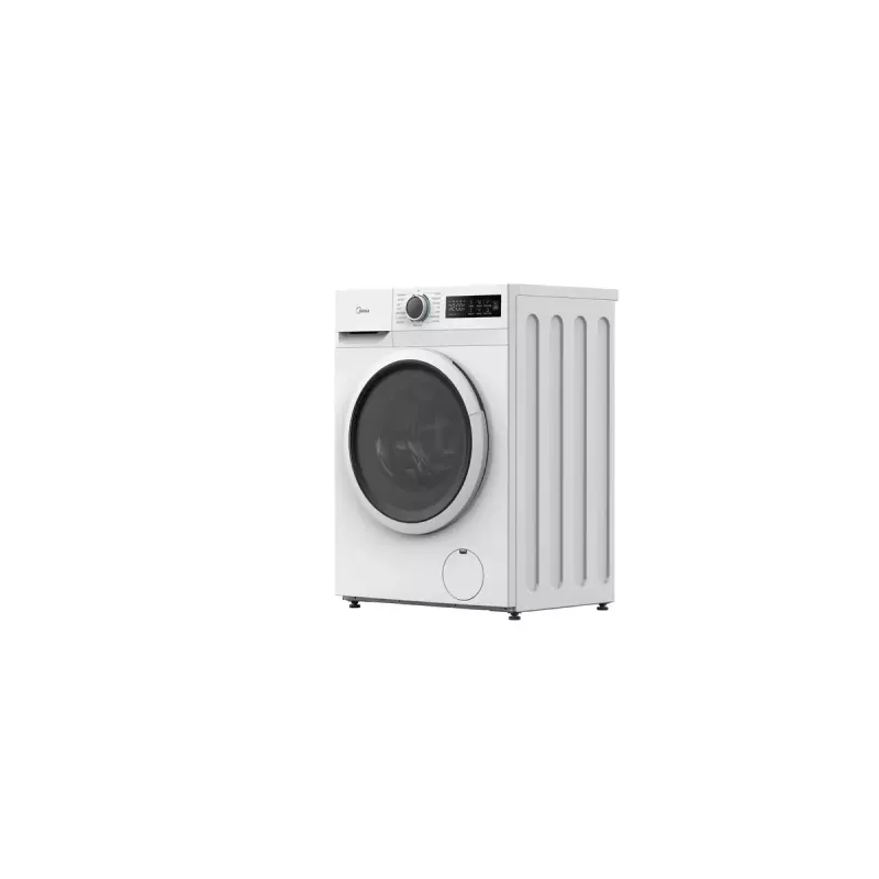 Priekinio pakrovimo skalbimo mašina Midea MF110W80BA10/W-HR – 8 kg, 1400 aps./min., A energijos klasė, LED ekranas, garo funkcija, 60×48 cm