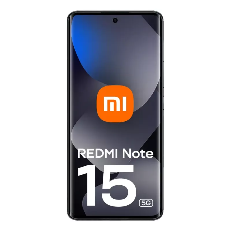 Išmanusis telefonas Xiaomi Redmi Note 15 5G, 6,77 colio (17,2 cm), 8 GB RAM, 128 GB, 108 MP triguba kamera, 5520 mAh, juodas