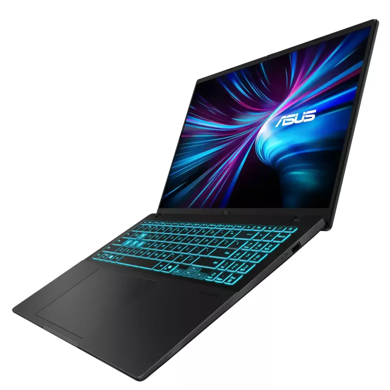 Nešiojamas kompiuteris ASUS V3607VP-RP020W V16 — 16 colių WUXGA (1920×1200) Antirefleksinis, Intel Core 7 10 branduolių 2,5/5,2 GHz, 16 GB DDR5, NVMe PCIe4 SSD + 1 TB H-HDD, RTX 5070 8 GB GDDR7, WIN11 Home