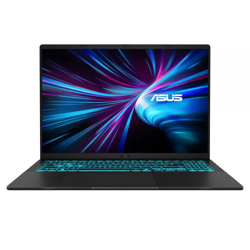 Nešiojamas kompiuteris ASUS V3607VP-RP020W V16 — 16 colių WUXGA (1920×1200) Antirefleksinis, Intel Core 7 10 branduolių 2,5/5,2 GHz, 16 GB DDR5, NVMe PCIe4 SSD + 1 TB H-HDD, RTX 5070 8 GB GDDR7, WIN11 Home
