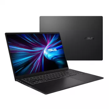 Nešiojamas kompiuteris ASUS V3607VP-RP020W V16 — 16 colių WUXGA (1920×1200) Antirefleksinis, Intel Core 7 10 branduolių 2,5/5,2 GHz, 16 GB DDR5, NVMe PCIe4 SSD + 1 TB H-HDD, RTX 5070 8 GB GDDR7, WIN11 Home