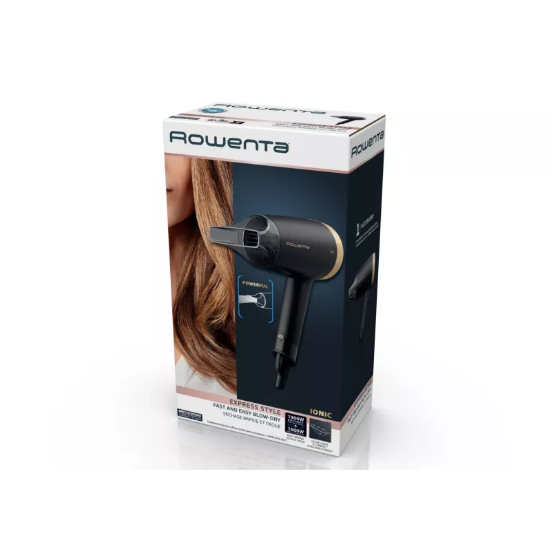 Plaukų džiovintuvas Rowenta Express Style CV1810 1600 W Juodas, Sidabrinis