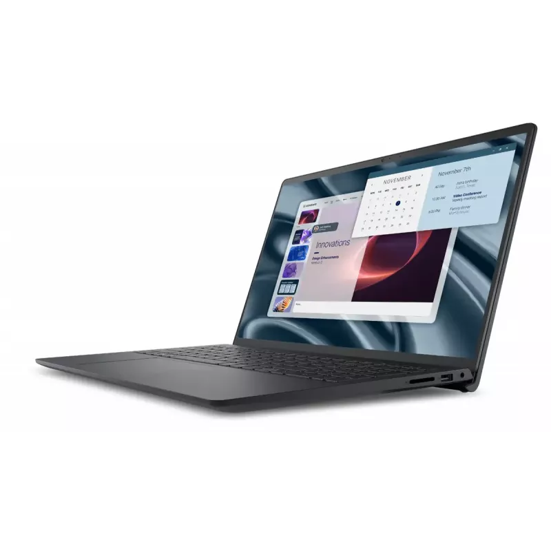Dell Pro 15 Essential PV15255 | Anglies juoda | 15,6 colio | FHD | 1920 x 1080 pikselių | AMD Ryzen 5 7520U | 8 GB LPDDR5 | 512 GB SSD | AMD Radeon 610M Graphics | Windows 11 Home | 802.11ac | Klaviatūra anglų | Garantija 36 mėn.