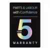 LG F2X50S9TBB skalbimo mašina, priekinis pakrovimas, 9 kg, 1170 aps./min., juoda