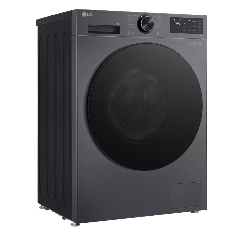 LG F2X50S9TBB skalbimo mašina, priekinis pakrovimas, 9 kg, 1170 aps./min., juoda
