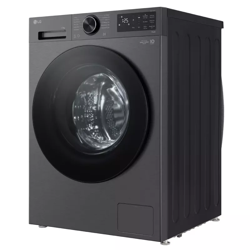 LG F4X5011TBB priekinio pakrovimo skalbimo mašina, 11 kg, 1400 aps./min., juoda