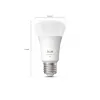 Philips Hue White Ambiance A60 E27 810 lm 6 W 3 vnt. komplektas Bluetooth Zigbee