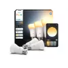 Philips Hue White Ambiance A60 E27 810 lm 6 W 3 vnt. komplektas Bluetooth Zigbee