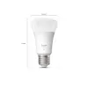 Philips Hue W 810 A60 2P EU E27 7 W šilta balta iki vėsiai balta šviesa Bluetooth, Zigbee