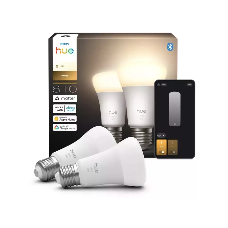 Philips Hue W 810 A60 2P EU E27 7 W šilta balta iki vėsiai balta šviesa Bluetooth, Zigbee