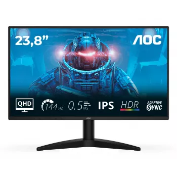 Monitorius AOC B3 Q24B36X 60.5 cm (23.8 colio) 2560 x 1440 pikselių Quad HD LED juodas