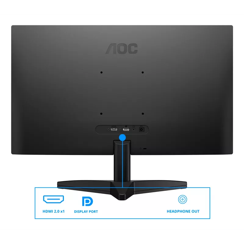 Monitorius AOC B3 Q24B36X 60.5 cm (23.8 colio) 2560 x 1440 pikselių Quad HD LED juodas