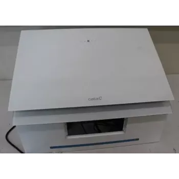 Sieninis gartraukis CATA THALASSA PRO 60 GWH, 60 cm, max 842 m³/h, LED, elektroninis valdymas, baltas stiklas